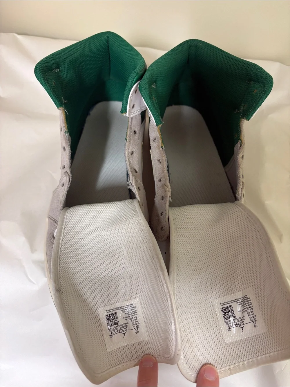 Air Jordan 1 Mid SE Grey Pine Green DC7294-103 Men’s Size 11 - BEATER